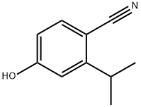 Benzonitrile, 4-hydroxy-2-isopropyl- (8CI) 化学構造式