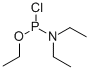 CHLORO(DIETHYLAMINO)-ETHOXYPHOSPHINE Struktur