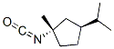 Cyclopentane, 1-isocyanato-1-methyl-3-(1-methylethyl)-, cis-(+)- (9CI)|