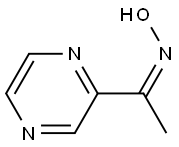 Ethanone, 1-pyrazinyl-, oxime (9CI) Structure