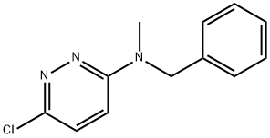 N-甲基-N-苄基-6-氯-哒嗪-3-胺 结构式