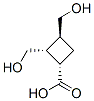 Cyclobutanecarboxylic acid, 2,3-bis(hydroxymethyl)-, [1S-(1alpha,2alpha,3beta)]- (9CI) Structure