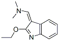 Methanamine, 1-(2-ethoxy-3H-indol-3-ylidene)-N,N-dimethyl-, (Z)- (9CI) 结构式