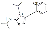 Thiazolium,3-isopropyl-2-(isopropylamino)-4-phenyl,chloride|