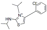 Thiazolium,3-isopropyl-2-(isopropylamino)-4-phenyl,chloride 结构式