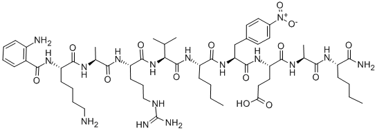 ANTHRANILYL-HIV PROTEASE SUBSTRATE IV 化学構造式