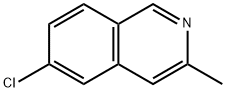6-氯-3-甲基异喹啉, 14123-76-3, 结构式