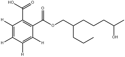 Monopropylheptylphthalate 6-Hydroxy-d4 Struktur