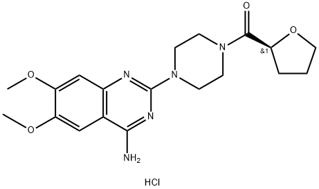 盐酸特拉唑嗪 结构式