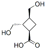 Cyclobutanecarboxylic acid, 2,3-bis(hydroxymethyl)-, [1R-(1alpha,2beta,3alpha)]- (9CI) Structure