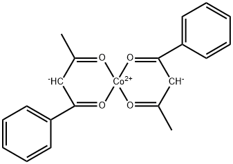 COBALT(II) BENZOYLACETONATE Struktur