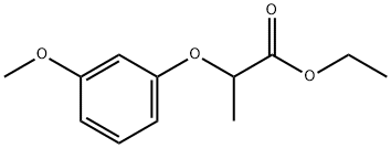 2-(3-甲氧基苯氧基)丙酸乙酯, 141289-99-8, 结构式