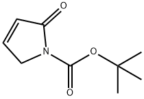 2-氧代-2,5-二氢-吡咯-1-羧酸叔丁酯,141293-14-3,结构式