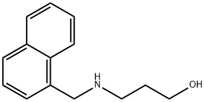 3-[(naphthalen-1-ylmethyl)amino]propan-1-ol Structure