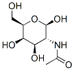 2-(acetylamino)-2-deoxy-b-D-galactopyranose Structure