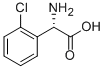 L-2-クロロフェニルグリシン 化学構造式