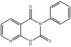 2-MERCAPTO-3-PHENYLPYRIDO[2,3-D]PYRIMIDIN-4(3H)-ONE 化学構造式