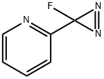Pyridine, 2-(3-fluoro-3H-diazirin-3-yl)- (9CI) 结构式