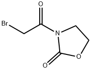 2-Oxazolidinone, 3-(bromoacetyl)- (9CI) Struktur