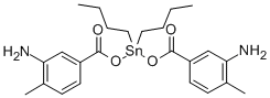 di-n-butyltin bis(3-amino-4-methylbenzoate) 结构式