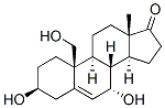 Androst-5-en-17-one, 3,7,19-trihydroxy-, (3beta,7alpha)- (9CI) Struktur