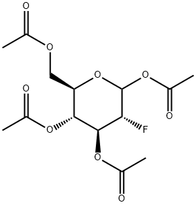 2-FLUORO-2-DEOXY-GLUCOSE TETRAACETATE Struktur