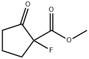Cyclopentanecarboxylic acid, 1-fluoro-2-oxo-, methyl ester (9CI),141420-01-1,结构式