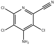 4-amino-3,5,6-trichloropyridine-2-carbonitrile Structure