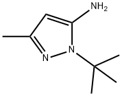 1-(叔丁基)-3-甲基-5-基胺-1H-吡唑,141459-53-2,结构式