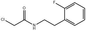 2-CHLORO-N-[2-(2-FLUOROPHENYL)ETHYL]ACETAMIDE Structure