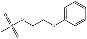 2-phenoxyethyl Methanesulfonate 化学構造式