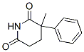 3-Phenyl-3-methylpiperidine-2,6-dione Structure