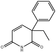 3-エチル-3-フェニル-2,6(1H,3H)-ピリジンジオン 化学構造式