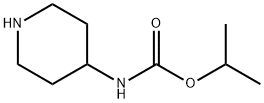 Carbamic  acid,  4-piperidinyl-,  1-methylethyl  ester  (9CI) Structure