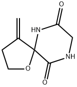 1-Oxa-6,9-diazaspiro[4.5]decane-7,10-dione,4-methylene-(9CI) 结构式
