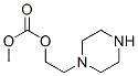 Carbonic acid, methyl 2-(1-piperazinyl)ethyl ester (9CI) Structure