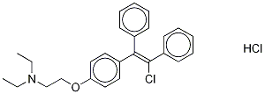 cis-CloMiphene Hydrochloride Struktur