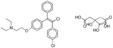 4'-Chloro CloMiphene Citrate
(E/Z Mixture) Struktur