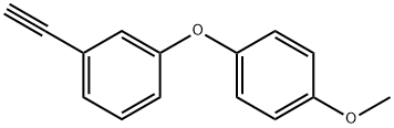 1-ETHYNYL-3-(4-METHOXYPHENOXY)-BENZENE Structure