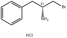 Benzeneethanamine, a-(bromomethyl)-, hydrochloride, (R)- Structure