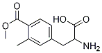 2-AMINO-3-[4-(METHOXYCARBONYL)-3-METHYLPHENYL]PROPANOIC ACID 化学構造式