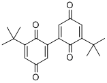 3,3'-di-tert-butylbiphenyldiquinone-(2,5,2',5'),14160-38-4,结构式