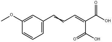 2-[3-(3-METHOXYPHENYL)ALLYLIDENE]MALONIC ACID|2-[3-(3-甲氧基苯基)-亚乙丙烯基]-丙二酸