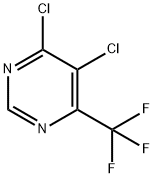 4,5-DICHLORO-6-TRIFLUOROMETHYLPYRIMIDINE Struktur