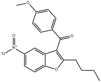 (2-Butyl-5-nitrobenzofuran-3-yl)(4-methoxyphenyl)methanone|2-丁基-3-(4-甲氧基苯甲酰基)-5-硝基苯并呋喃