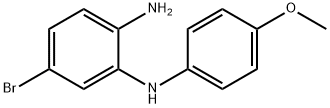 5-bromo-N1-(4-methoxyphenyl)benzene-1,2-diamine Struktur