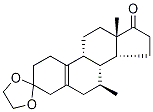 (7α)-Methyl Androstenedione 3-Ethylene Ketal, 141664-12-2, 结构式