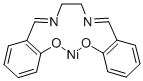 N,N'-BIS(SALICYLIDENE)ETHYLENEDIAMINONICKEL(II) 化学構造式