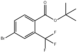 tert-Butyl 4-bromo-2-(trifluoromethyl)benzoate Structure