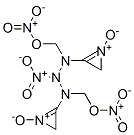 [(硝基亚氨基)二[亚甲基(硝基亚氨基)]]二甲基二硝酸酯 结构式